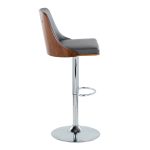 Gianna Mid-Century Modern Grey Swivel Barstools (Set of 2) 10 Gianna Mid-Century Modern Grey Swivel Barstools (Set of 2)