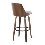 Gianna Mid-Century Modern Light Grey Swivel Barstools (Set of 2) 16 Gianna Mid-Century Modern Light Grey Swivel Barstools (Set of 2)