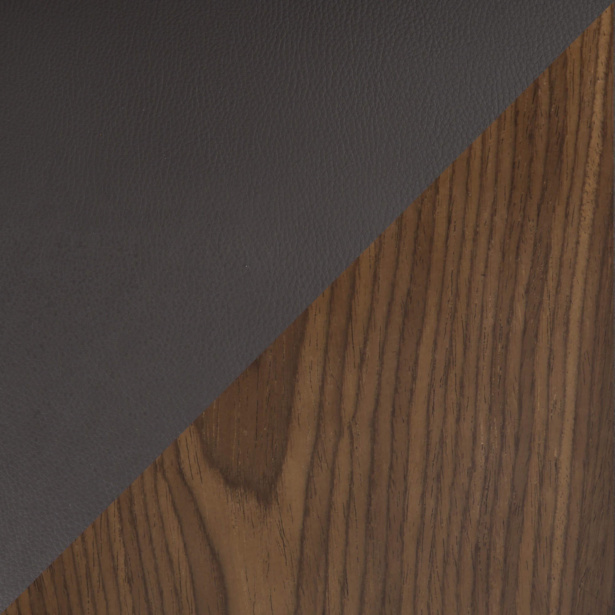 Gianna Walnut Brown Faux Leather Mid-Century Modern Accent Chair 14 Gianna Walnut Brown Faux Leather Mid-Century Modern Accent Chair - Image 14