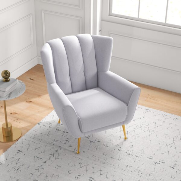 GiannaBoucleGreyArmchair 2
