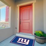 Giants 3x4 Spirit Area Rug NFL Officially Licensed WearOn Nylon