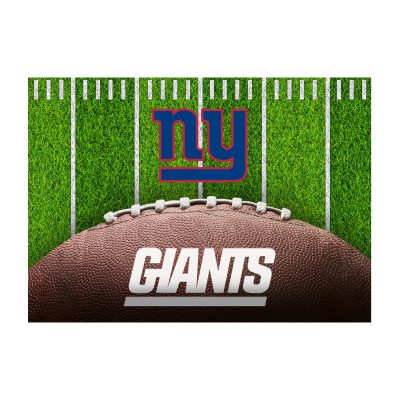 Giants 5x7 Football Field Washable Area Rug