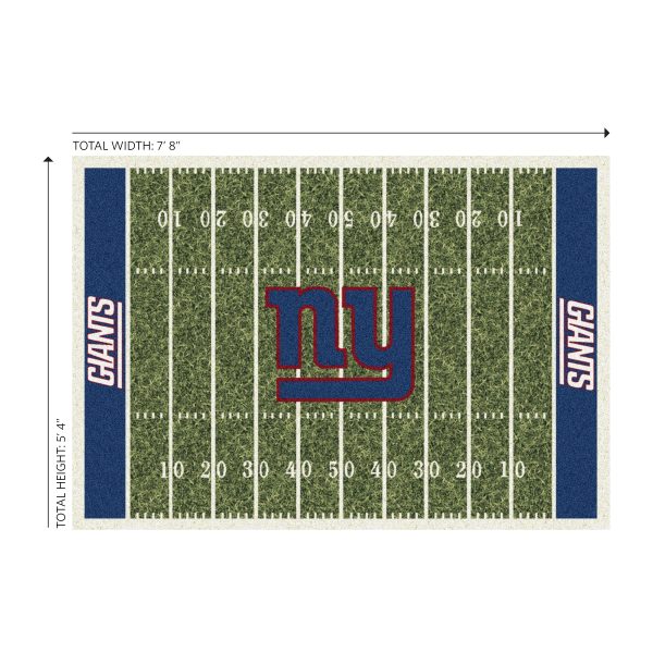 Giants 6x8 Homefield Football Field Area Rug 2