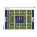 Giants 8x11 Homefield NFL Area Rug Football Field Design