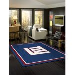 Giants 8x11 Spirit Area Rug Officially Licensed NFL