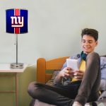 Giants Chrome USB Charging Lamp with Changeable Shade