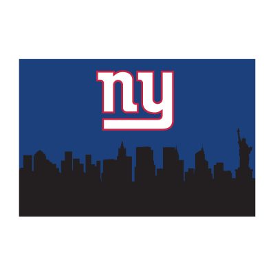 Giants Cityscape Washable Area Rug 2x3 Hometown Collection