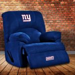 Giants Embroidered Microfiber Rocker Recliner Big Game Chair