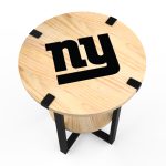Giants Laser Etched Charging Station Side Table