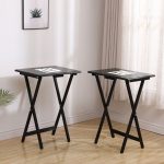 Giants NFL TV Snack Tray Set with Stand