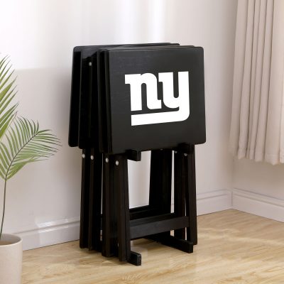 Giants NFL TV Snack Tray Set with Stand