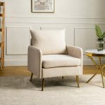 Giovann Ivory Contemporary Armchair