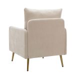 Giovann Ivory Contemporary Armchair