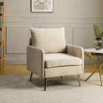 Giovann Tan Contemporary Accent Armchair