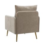 Giovann Tan Contemporary Accent Armchair