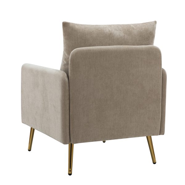 Giovann Tan Contemporary Accent Armchair 2