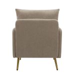 Giovann Tan Contemporary Accent Armchair