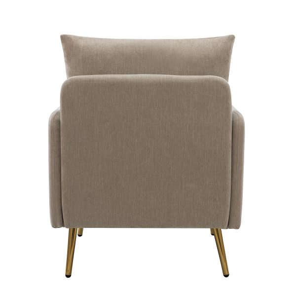 Giovann Tan Contemporary Accent Armchair 3