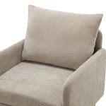 Giovann Tan Contemporary Accent Armchair