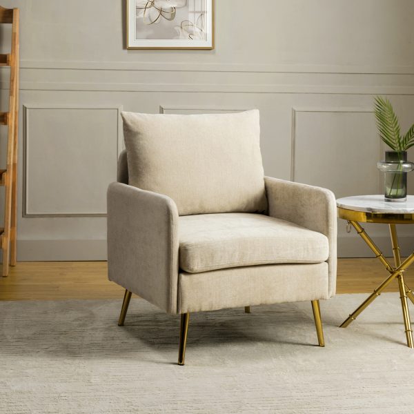 Giovann Tan Contemporary Accent Armchair