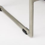 Givens 14.0L x 15.8W x 25.8H Brown Wood W/Silver Metal Frame Counter Stool