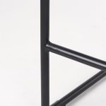 Givens 14.0L x 15.8W x 25.8H Natural Wood W/Black Metal Counter Stool