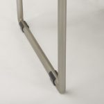 Givens 14.0L x 15.8W x 31.8H Brown Wood W/Silver Metal Frame Bar Stool