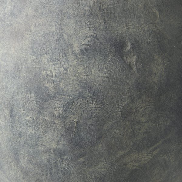 Gobi 20L x 23H Small Gray Ceramic Oval Vase 6