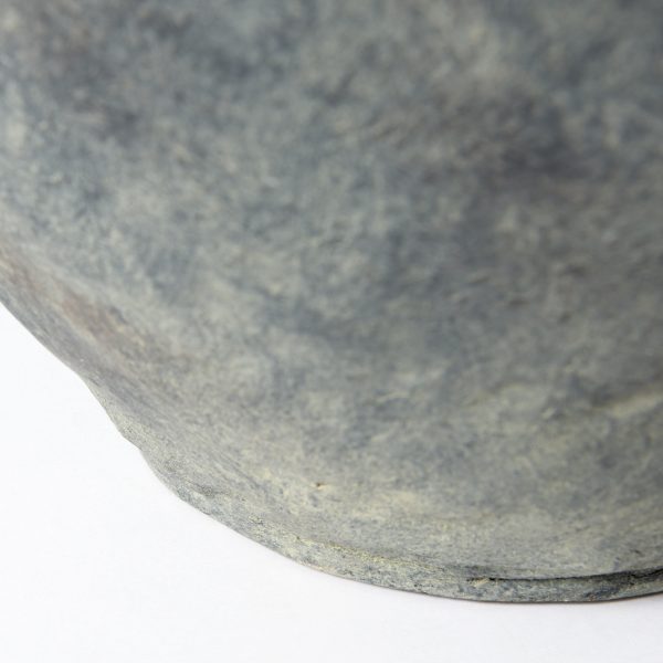 Gobi 20L x 23H Small Gray Ceramic Oval Vase 7