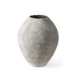 Gobi 20L x 23H Small Tan Ceramic Oval Vase