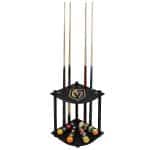 Golden Knights Corner Cue Rack 8 Golden Knights Corner Cue Rack