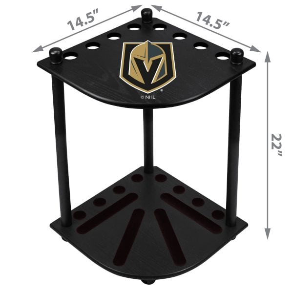 Golden Knights Corner Cue Rack 3