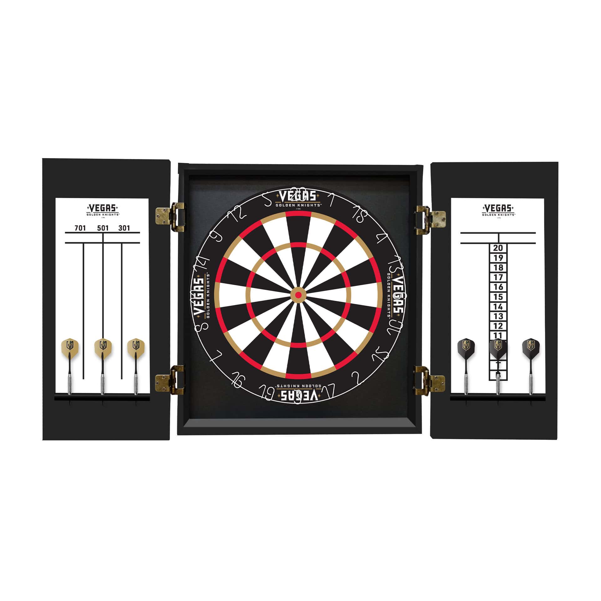 Golden Knights Fan's Choice Dartboard Set 6 Golden Knights Fan's Choice Dartboard Set - Image 6