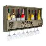 Golden Knights Reclaimed Wood Bar Shelf 8 Golden Knights Reclaimed Wood Bar Shelf