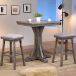Graystone 30-Inch Upholstered Seat Saddle Bar Stool (Pack of 2)