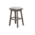 Graystone 30-Inch Upholstered Seat Saddle Bar Stool (Pack of 2)