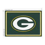 Green Bay Packers 3x4 Spirit Area Rug