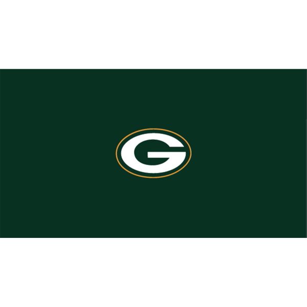 Green Bay Packers 8 ft Polyester Billiard Cloth USA Made 1