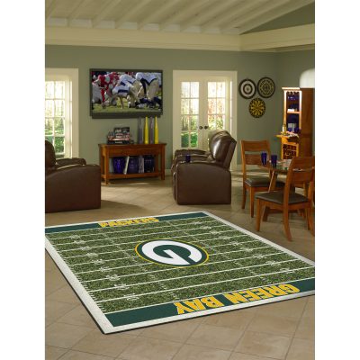 Green Bay Packers 8x11 Homefield Area Rug