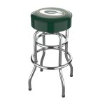 Green Bay Packers Chrome Logo Bar Stool