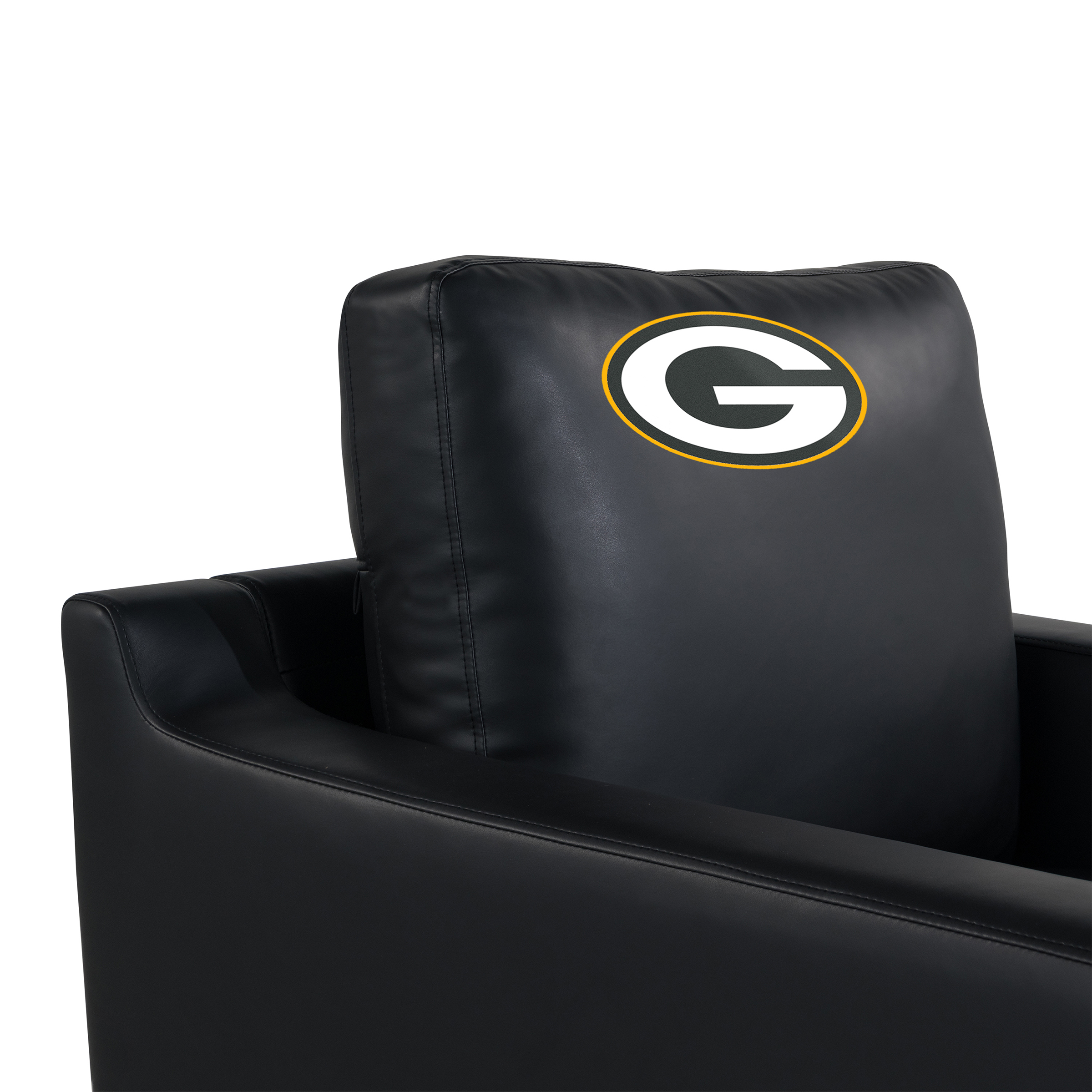 Green Bay Packers Embroidered Faux Leather Game Day Chair 5 Green Bay Packers Embroidered Faux Leather Game Day Chair - Image 5