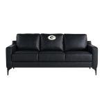 Green Bay Packers Embroidered Faux Leather Game Day Sofa