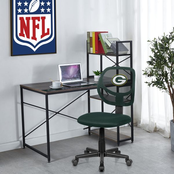 Green Bay Packers Green Armless Task Chair 3