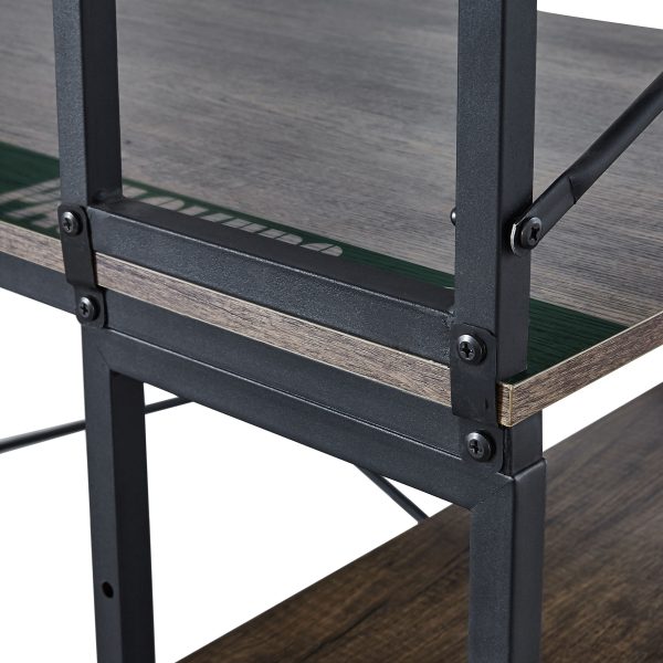 Green Bay Packers Industrial Desk with Shelves
