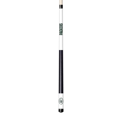 Green Bay Packers Laser Etched Maple Billiard Cue with Linen Wrap