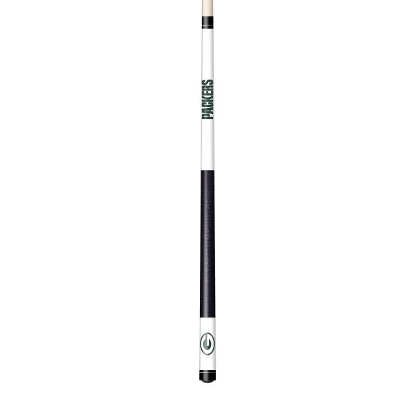 Green Bay Packers Laser Etched Maple Billiard Cue with Linen Wrap