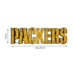 Green Bay Packers Lighted Recycled Metal Logo Sign NFL Licensed