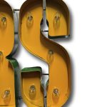 Green Bay Packers Lighted Recycled Metal Logo Sign NFL Licensed