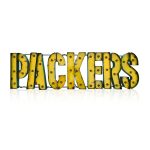 Green Bay Packers Lighted Recycled Metal Logo Sign NFL Licensed