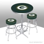 Green Bay Packers NFL Licensed Chrome Pub Table